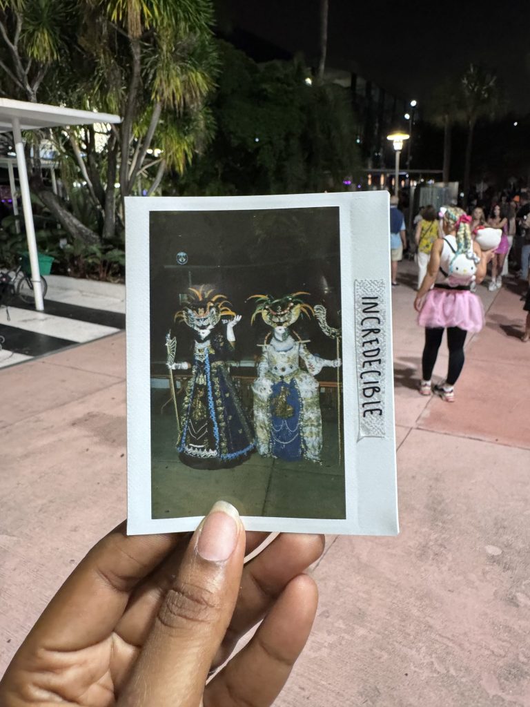 Halloween party instant Polaroid photos by Incredecible, Miami