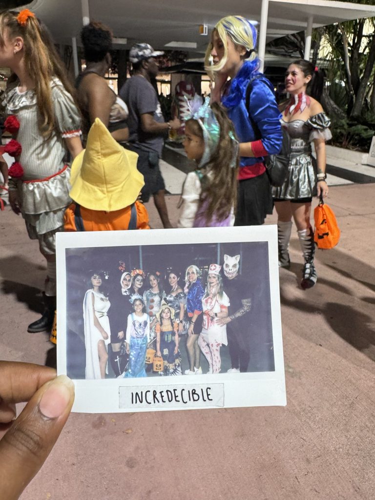 Halloween party instant Polaroid photos by Incredecible, Miami