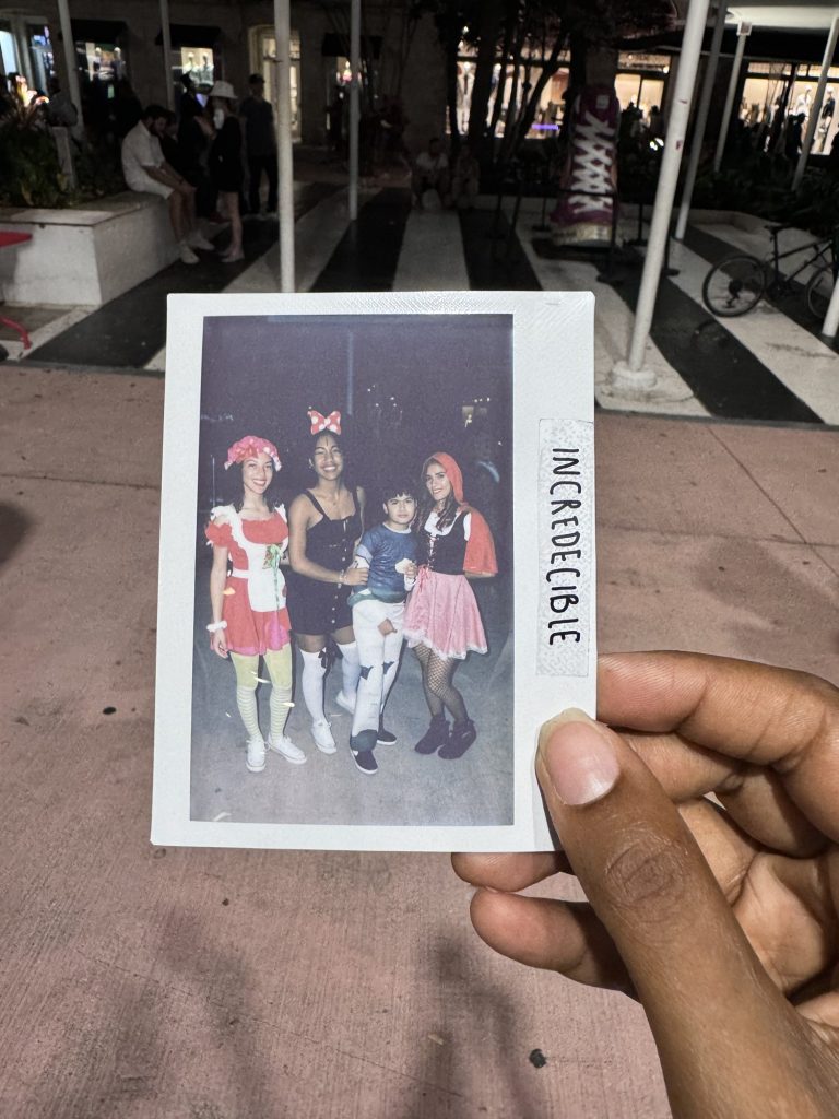 Halloween party instant Polaroid photos by Incredecible, Miami