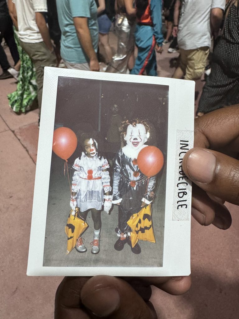 Halloween party instant Polaroid photos by Incredecible, Miami