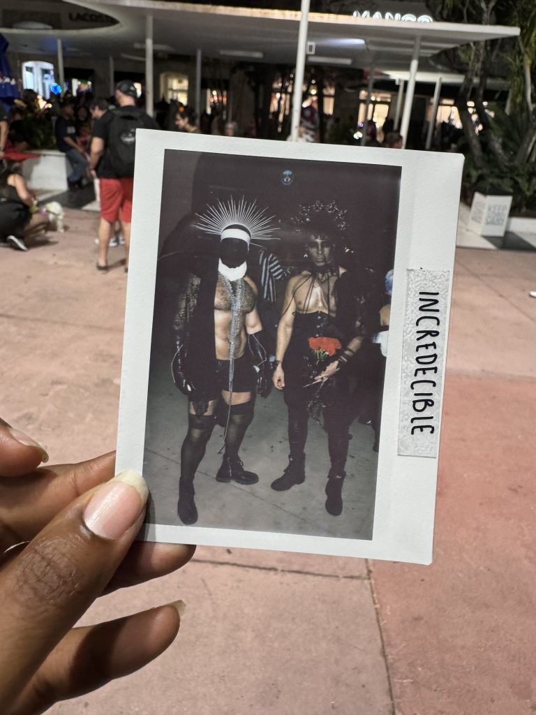 Halloween party instant Polaroid photos by Incredecible, Miami