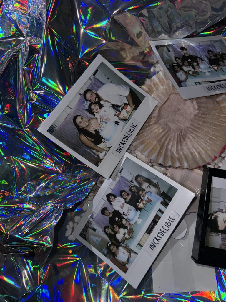 Mermaid themed kids birthday with DIY Polaroid frames by Incredecible, Miami