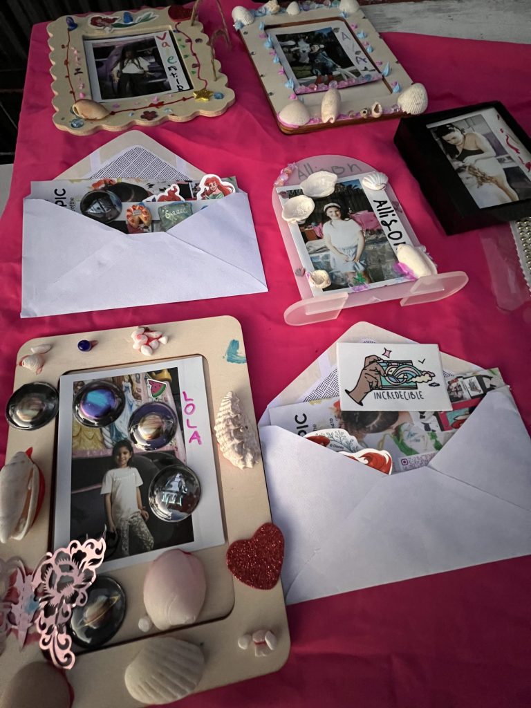 Mermaid themed kids birthday with DIY Polaroid frames by Incredecible, Miami