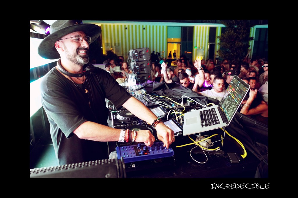 Chus at Miami Music Week 2022, SLS Brickell, photographed by Incredecible