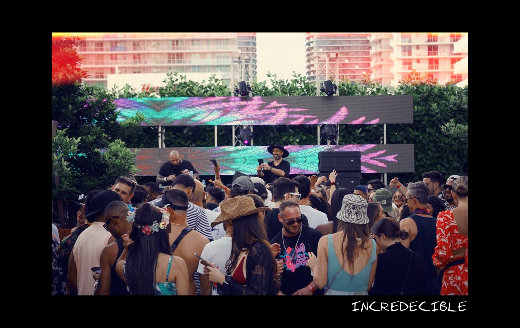 Chus at Miami Music Week 2022, SLS Brickell, photographed by Incredecible