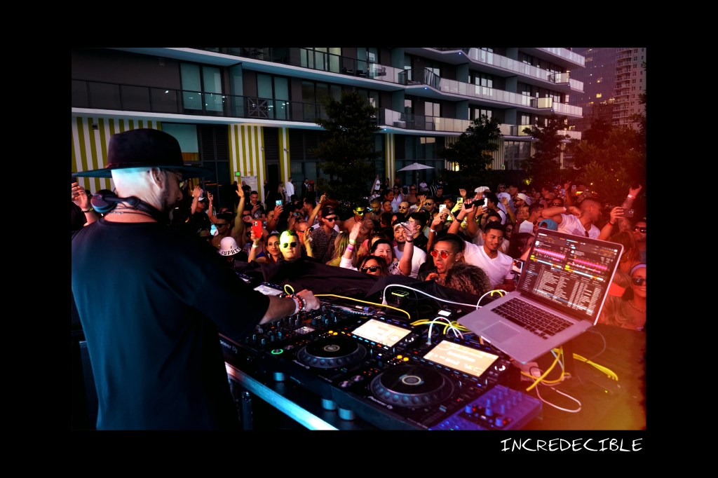 Chus at Miami Music Week 2022, SLS Brickell, photographed by Incredecible