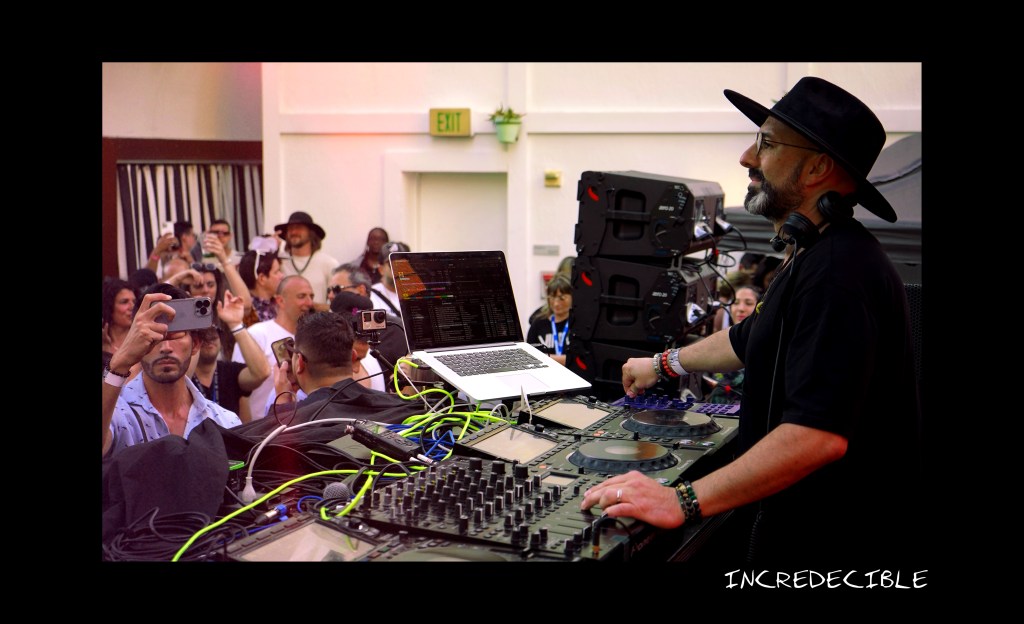 Chus at Miami Music Week 2022, SLS Brickell, photographed by Incredecible