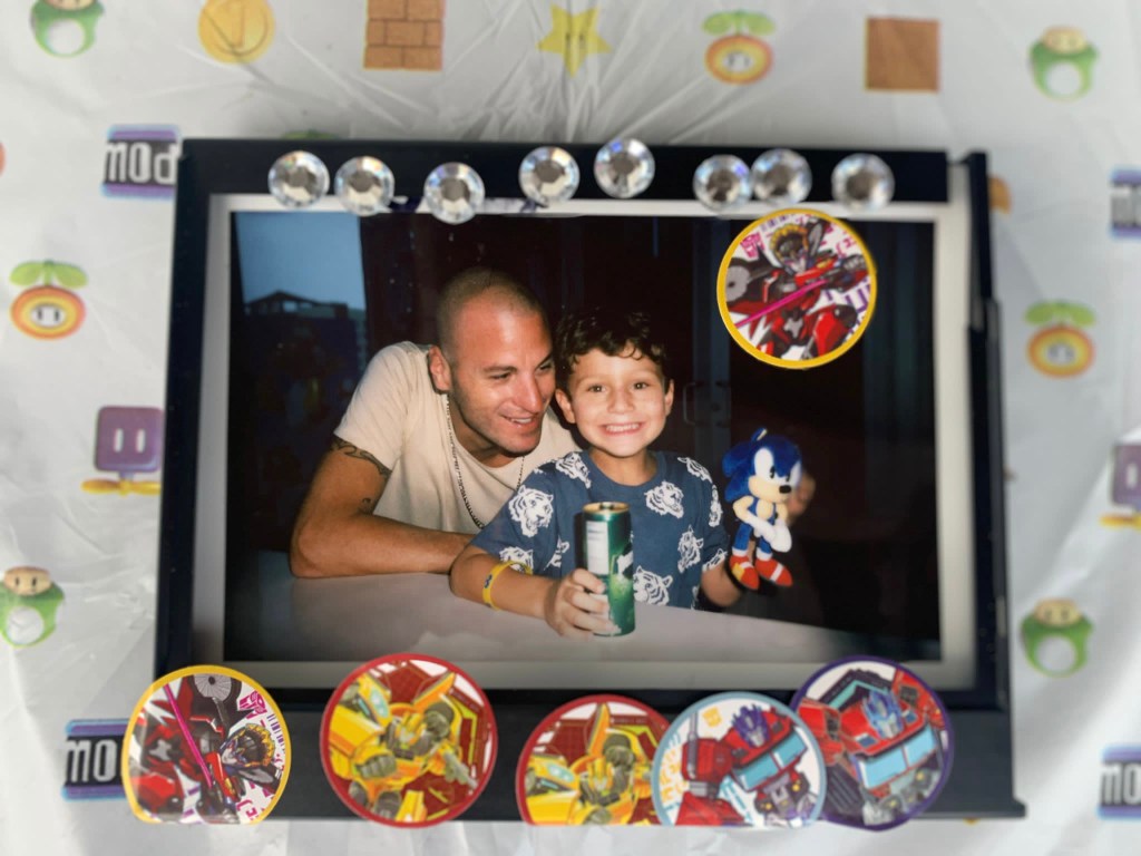 Instant photo at a kids party