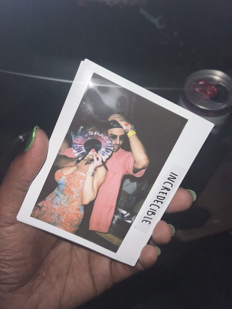 DJs at Club Space Miami captured on instant film by Incredecible